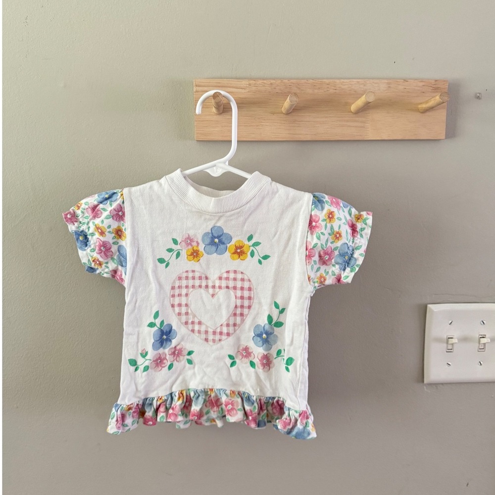 2T vintage floral top